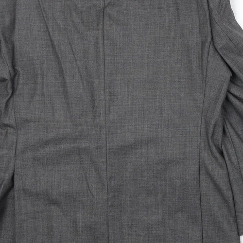 Paul Costelloe Mens Grey Wool Jacket Suit Jacket Size 42 Regular