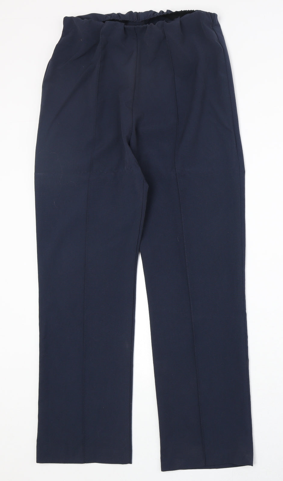 Arista Womens Blue Polyester Trousers Size 10 Regular