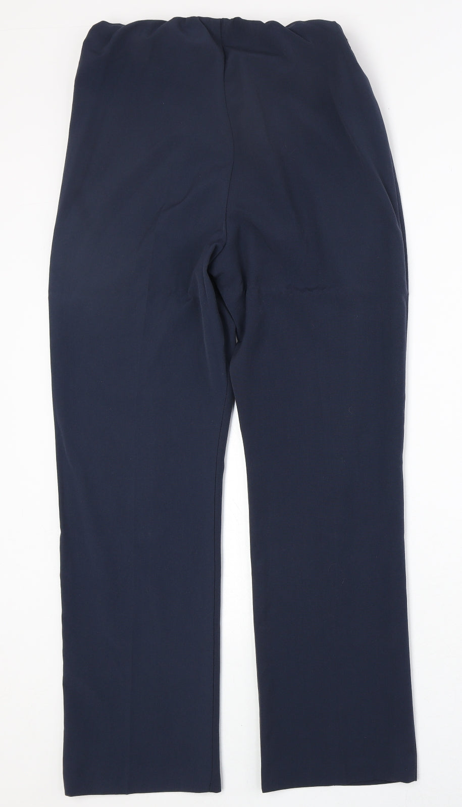 Arista Womens Blue Polyester Trousers Size 10 Regular