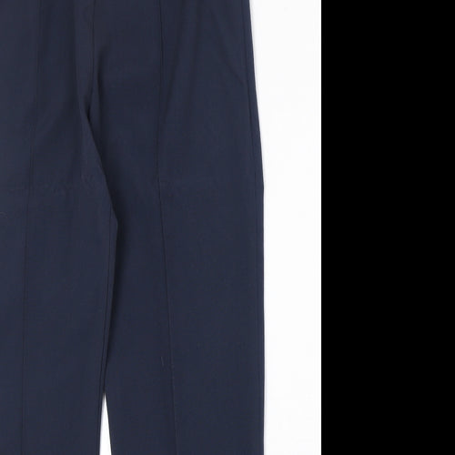 Arista Womens Blue Polyester Trousers Size 10 Regular