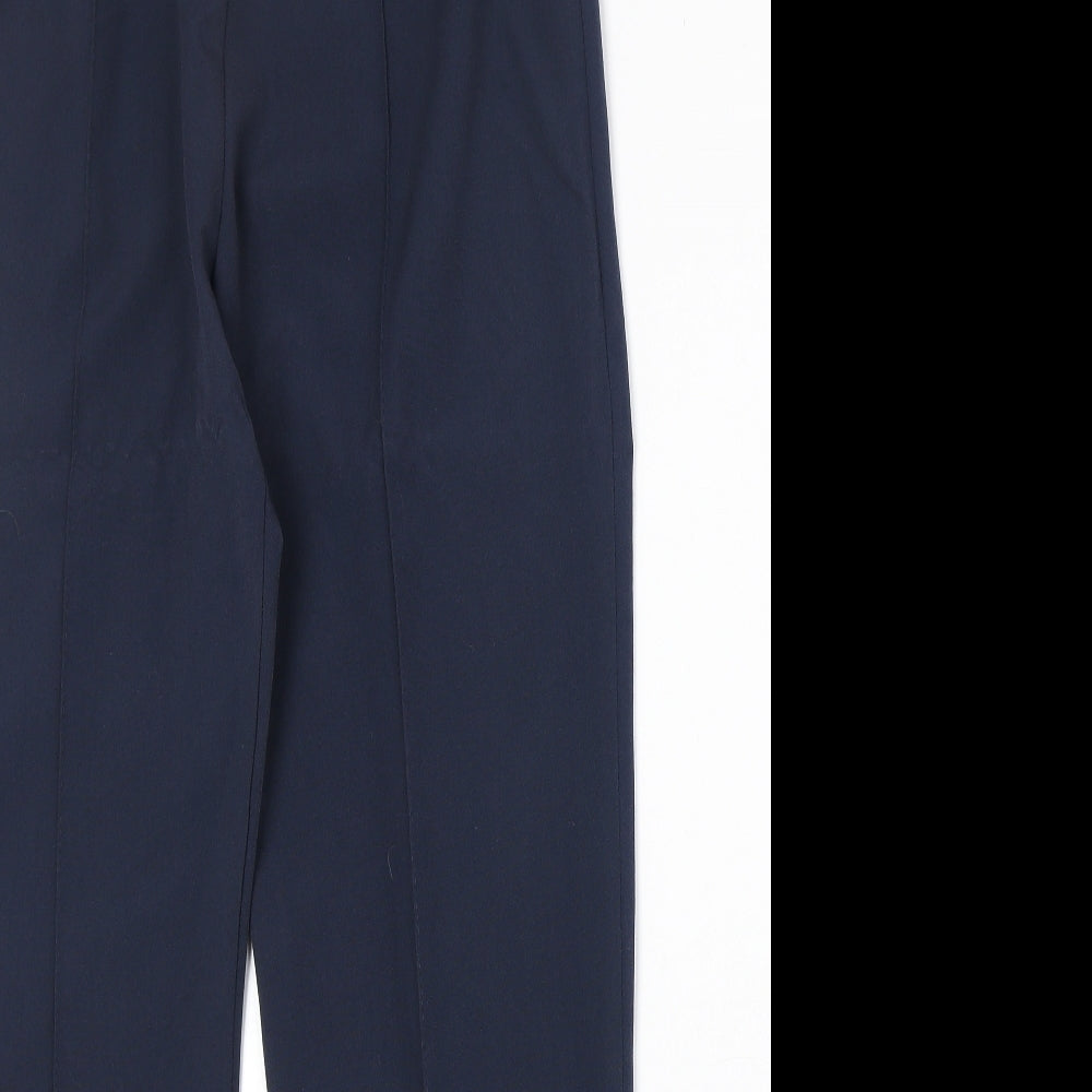 Arista Womens Blue Polyester Trousers Size 10 Regular