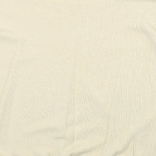 Cotsworld Womens Beige Round Neck Cotton Pullover Jumper Size XL