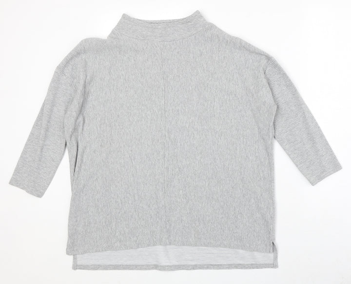 Nutmeg Womens Grey Viscose Pullover Sweatshirt Size 12 Pullover