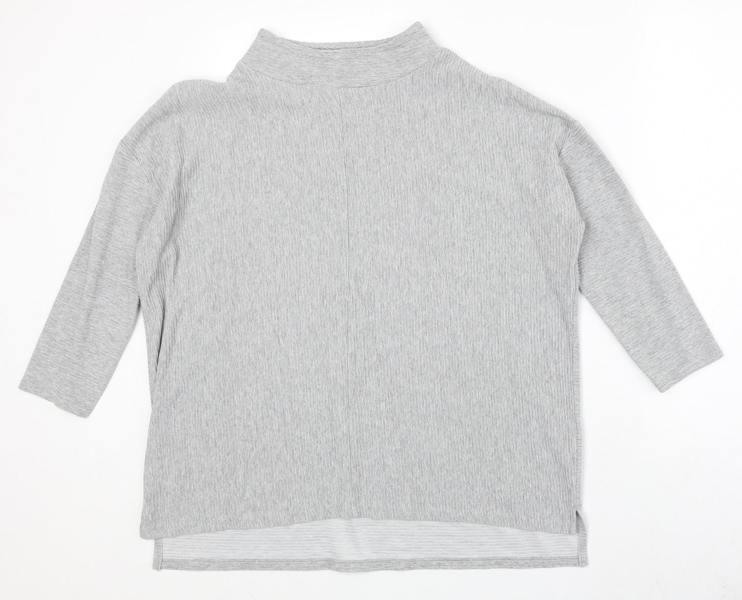 Nutmeg Womens Grey Viscose Pullover Sweatshirt Size 12 Pullover
