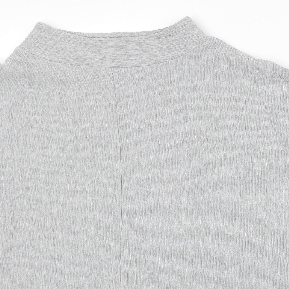 Nutmeg Womens Grey Viscose Pullover Sweatshirt Size 12 Pullover