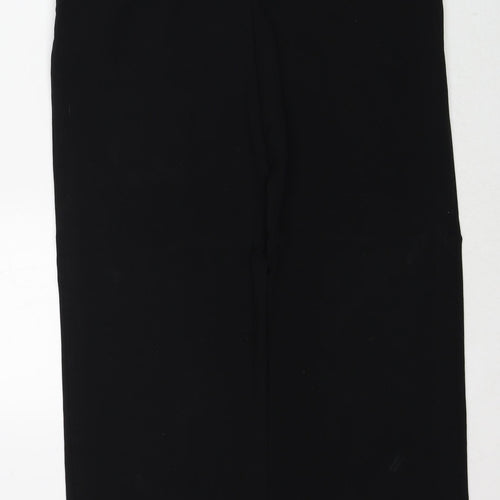 NEXT Womens Black Polyester Dress Pants Trousers Size 10 Regular Zip