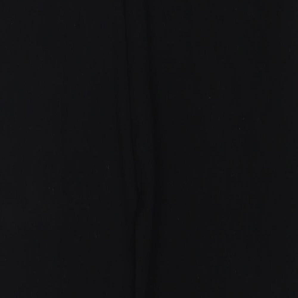 NEXT Womens Black Polyester Dress Pants Trousers Size 10 Regular Zip