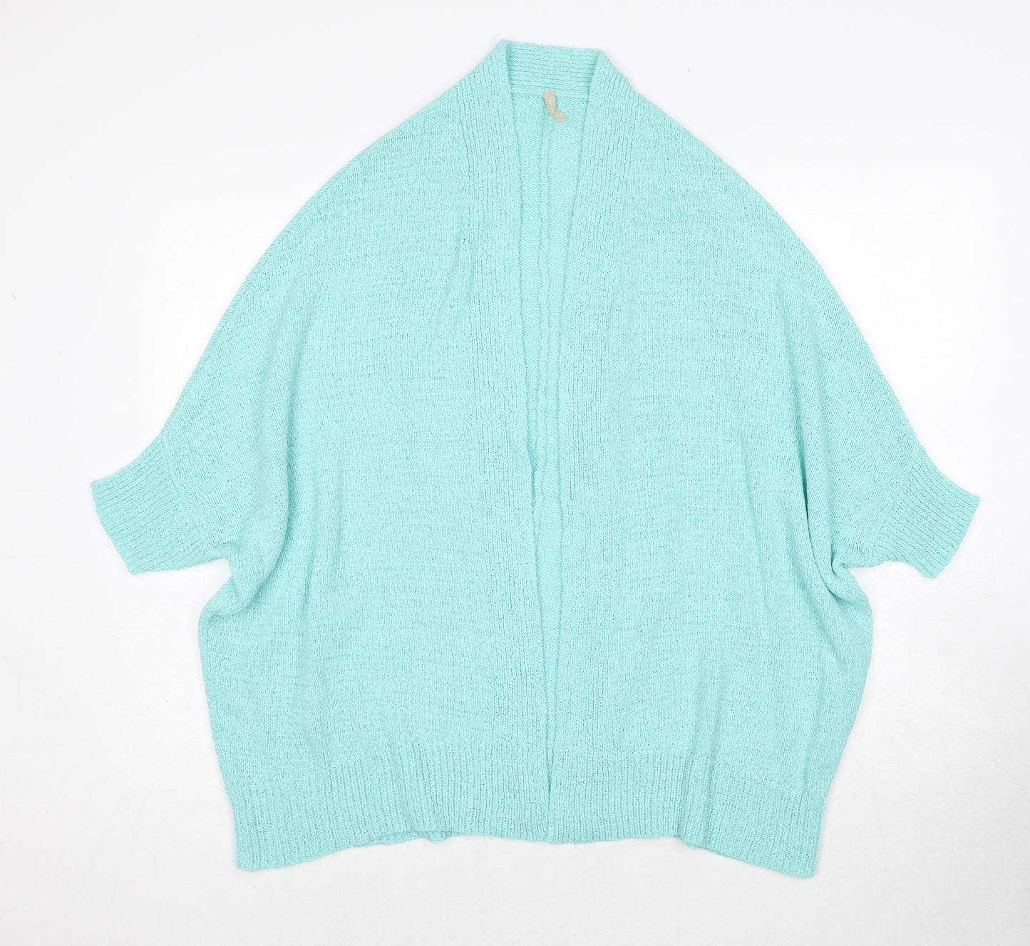 Anthology Womens Blue V-Neck Acrylic Cardigan Jumper Size 12