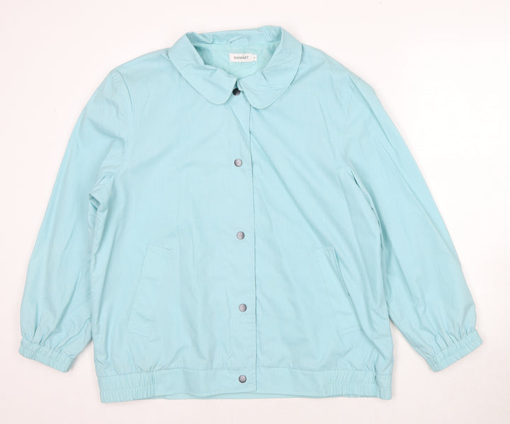 Damart Womens Blue Jacket Size 18 Zip
