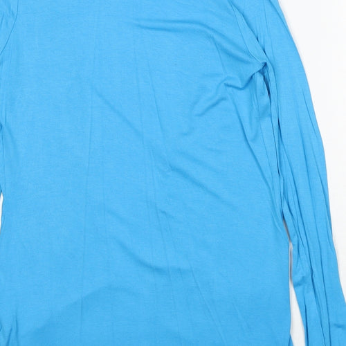 Nice Collection Womens Blue V-Neck Viscose Cardigan Jumper Size S - Size S/M
