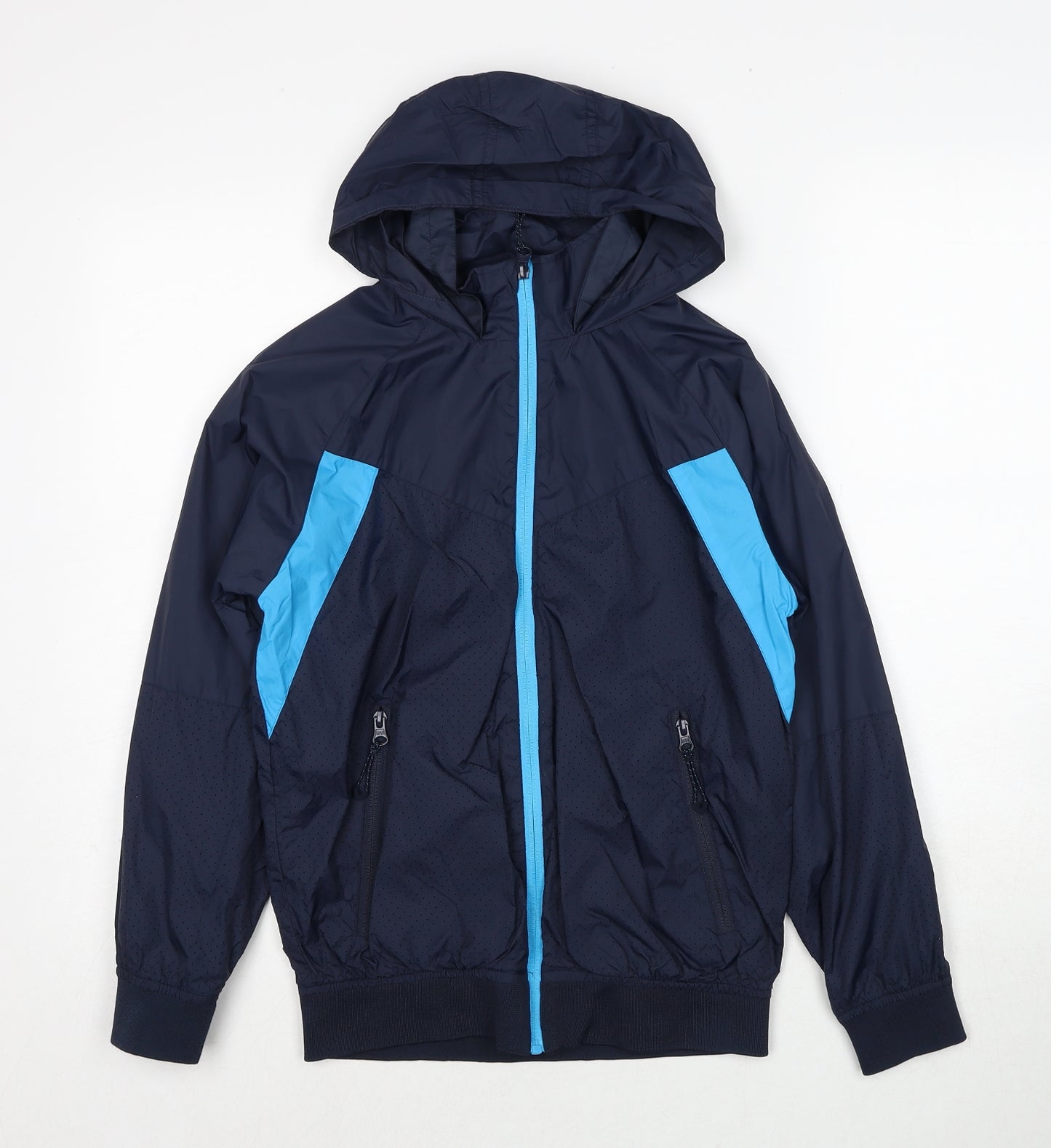 Marks and Spencer Boys Blue Jacket Size 11-12 Years Zip