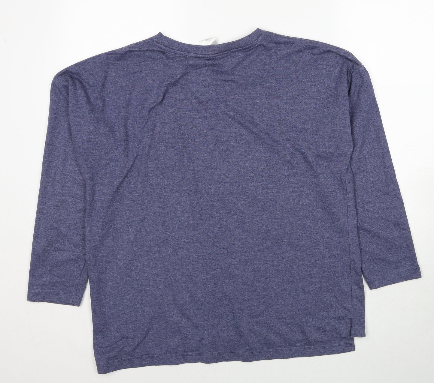 Being Casual Womens Blue Round Neck Polyester Pullover Jumper Size 12 - Size 12-14