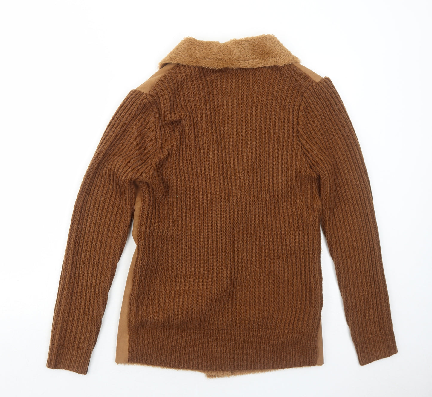 Le Petite Etoile Womens Brown Jacket Size M Buckle