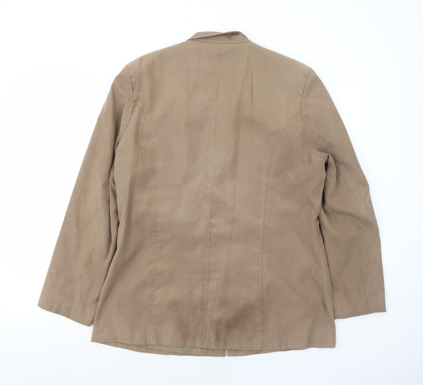 Joella Di Marco Womens Brown Jacket Size M Zip