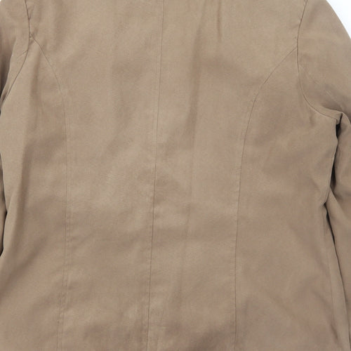 Joella Di Marco Womens Brown Jacket Size M Zip