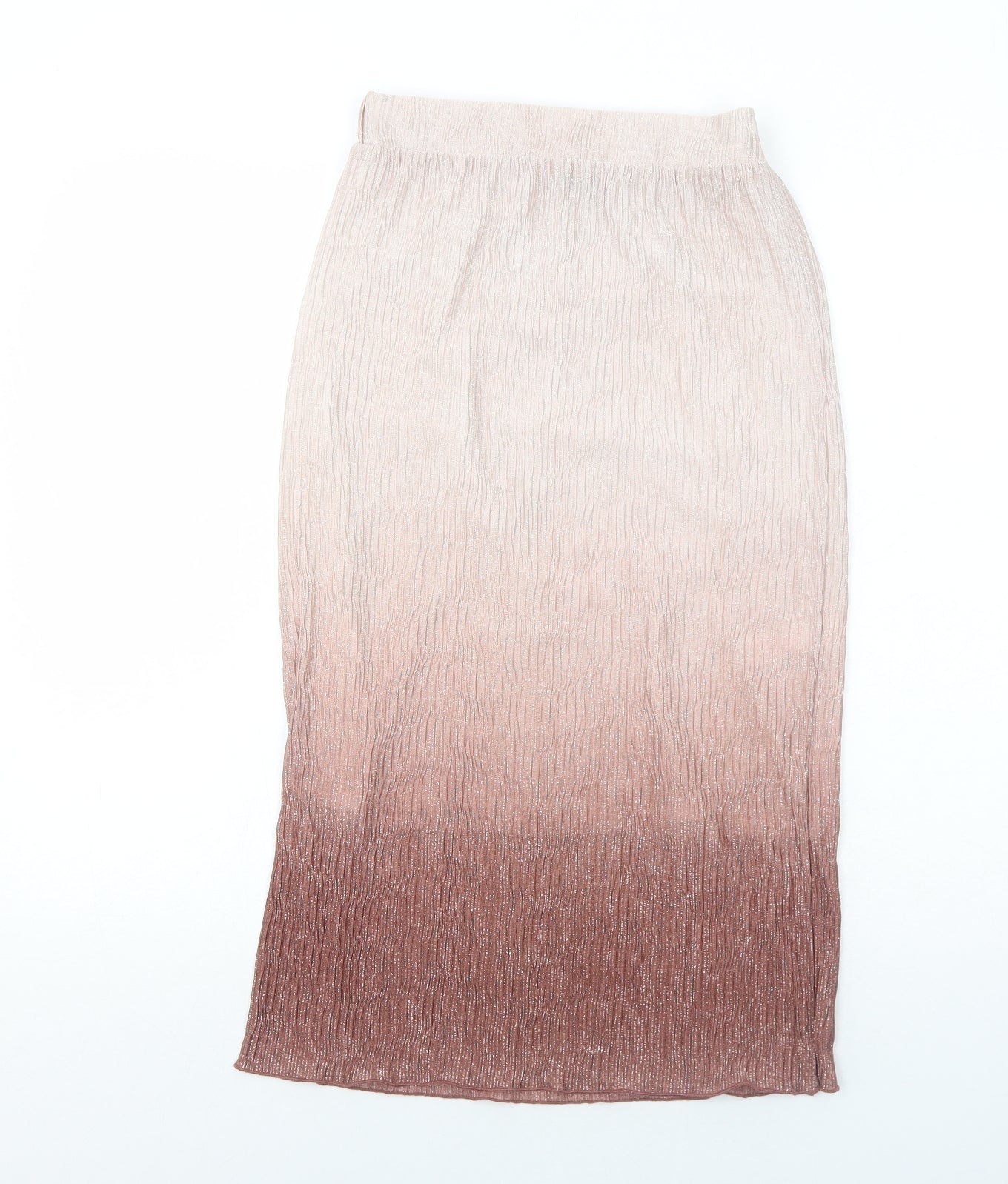 F&F Womens Pink Polyester A-Line Skirt Size 6