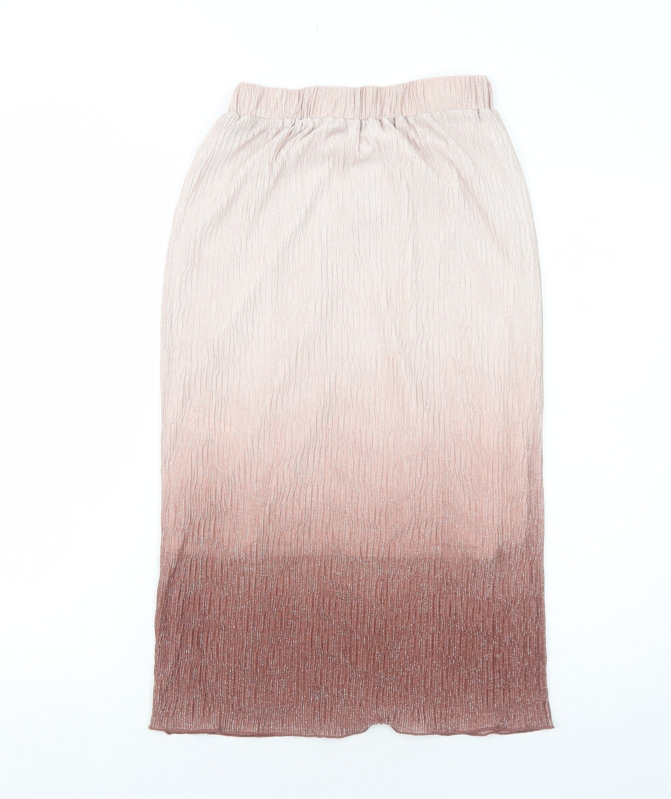 F&F Womens Pink Polyester A-Line Skirt Size 6