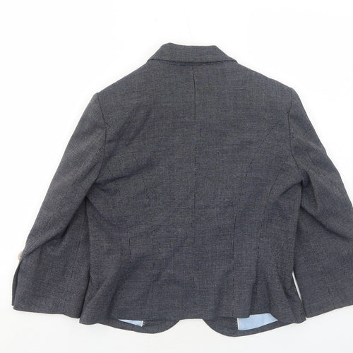 Marks and Spencer Womens Black Polyester Jacket Suit Jacket Size 12