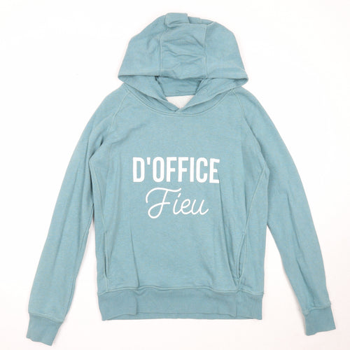 Stanley Stella Womens Blue Cotton Pullover Hoodie Size S Pullover - D'Office Fieu
