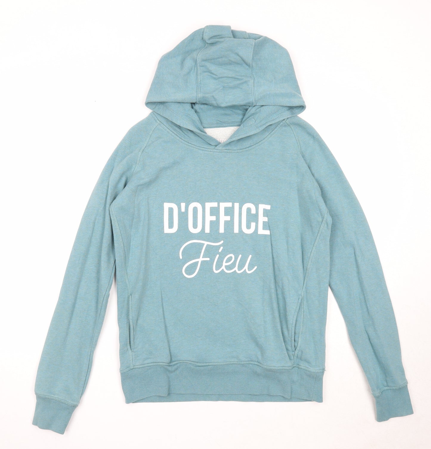 Stanley Stella Womens Blue Cotton Pullover Hoodie Size S Pullover - D'Office Fieu