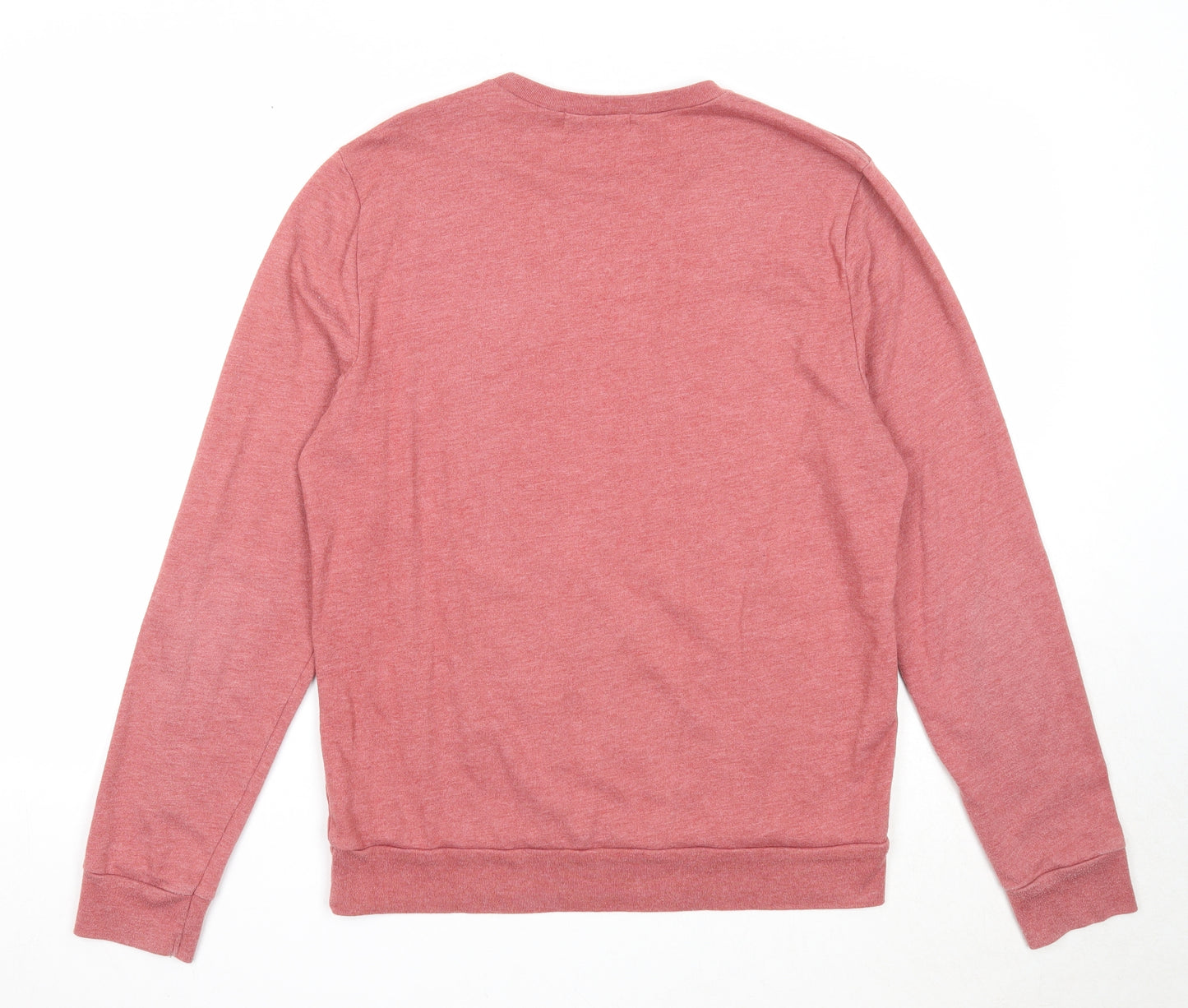 Topman Mens Red Polyester Pullover Sweatshirt Size M