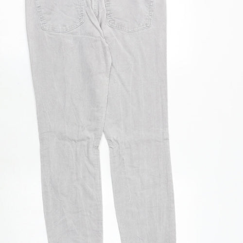 Gap Womens Grey Cotton Trousers Size 31 in Regular Zip