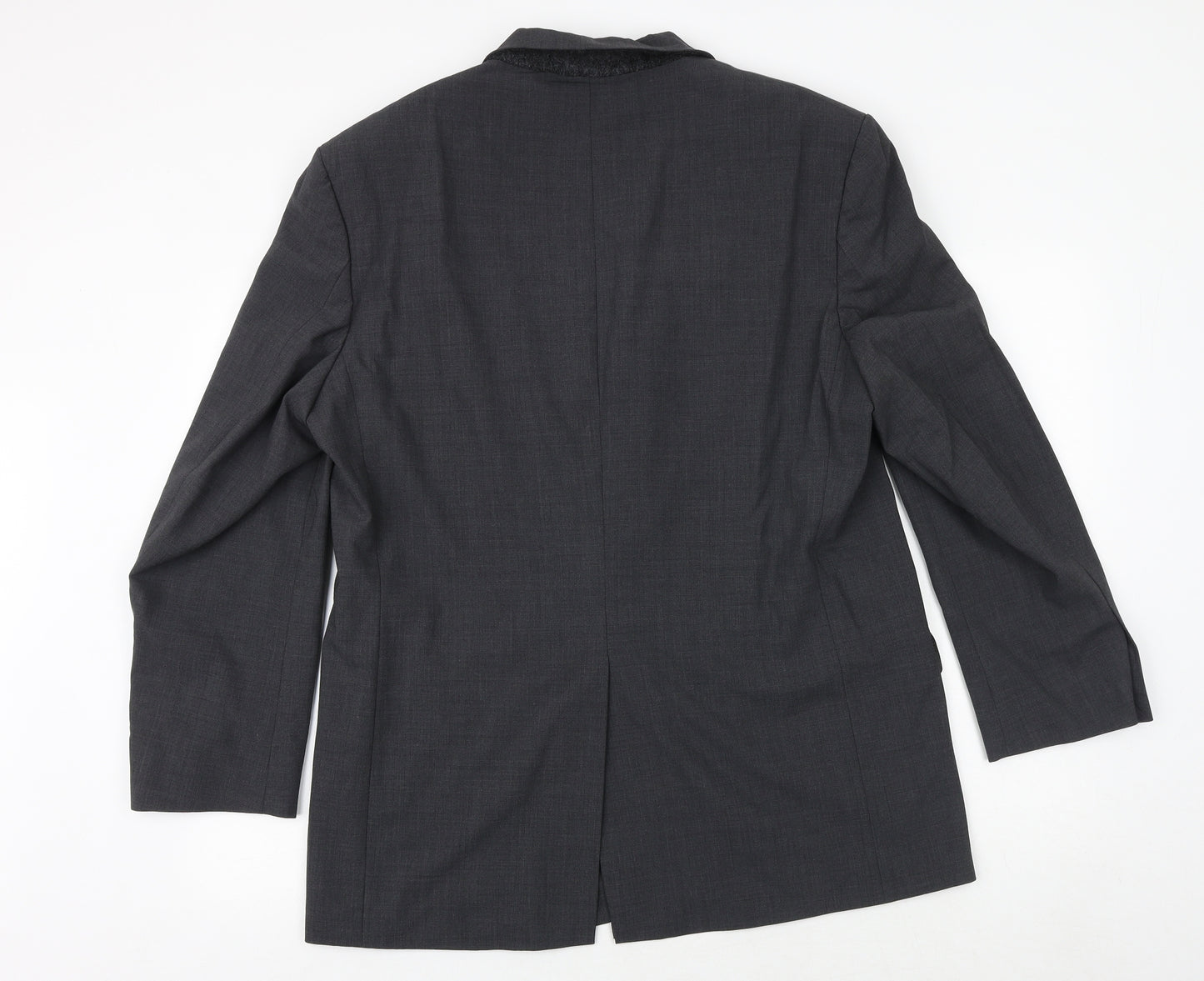 Marks and Spencer Mens Grey Polyester Jacket Suit Jacket Size 42 Regular