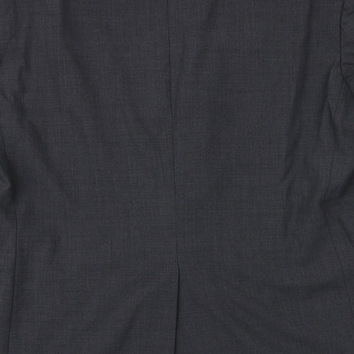 Marks and Spencer Mens Grey Polyester Jacket Suit Jacket Size 42 Regular