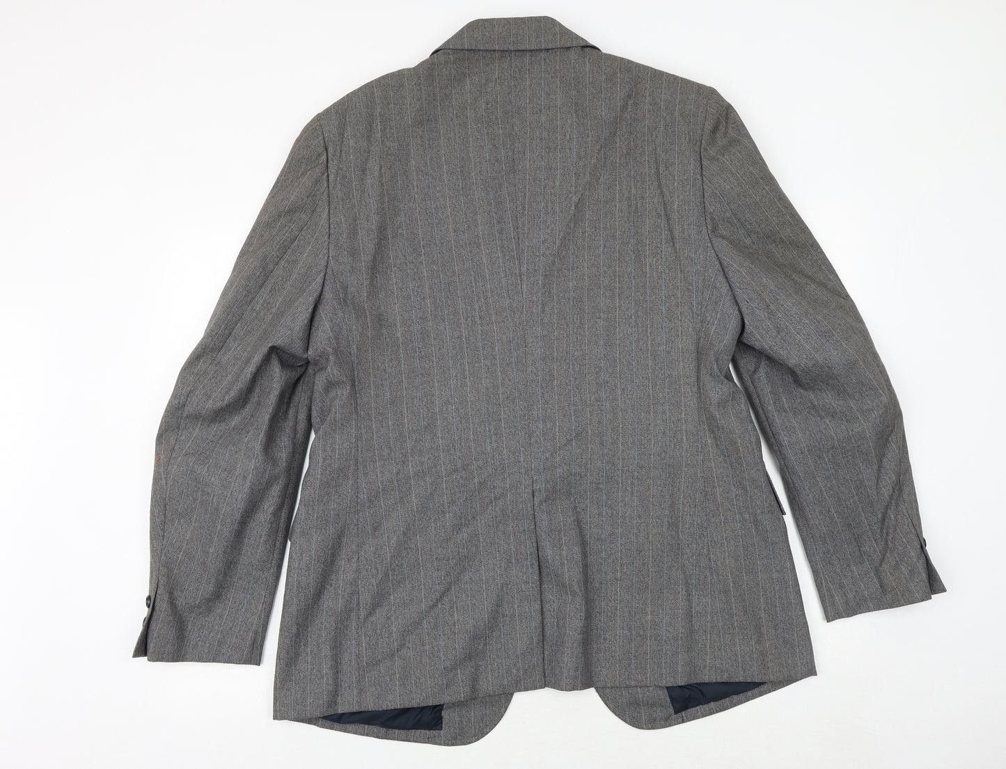 Styleda Mens Grey Striped Wool Jacket Suit Jacket Size 44 Regular