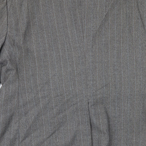 Styleda Mens Grey Striped Wool Jacket Suit Jacket Size 44 Regular