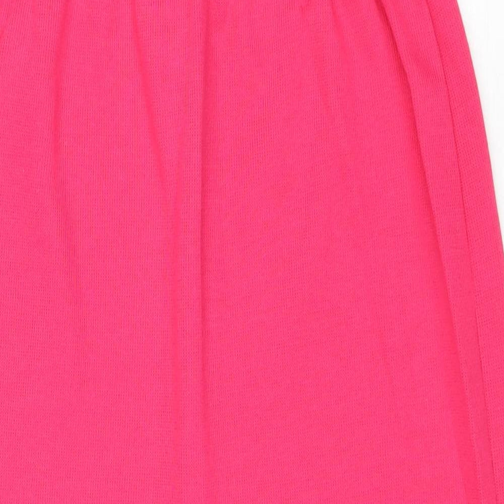Weekender Womens Pink Cotton A-Line Skirt Size M