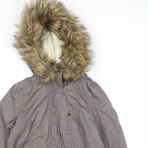 Divided by H&M Womens Grey Jacket Size 8 Zip