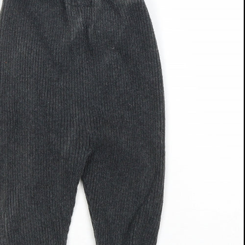 mamas & papas Boys Grey Cotton Capri Leggings Size 9-12 Months Pullover