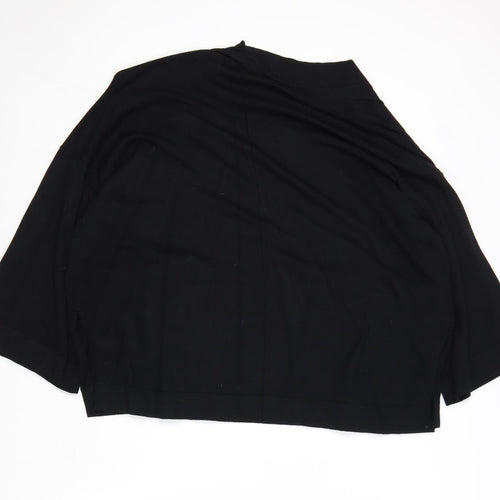 Very Womens Black V-Neck Viscose Cardigan Jumper Size M