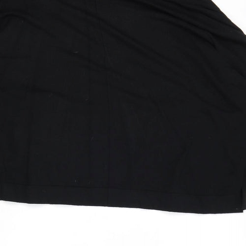 Very Womens Black V-Neck Viscose Cardigan Jumper Size M