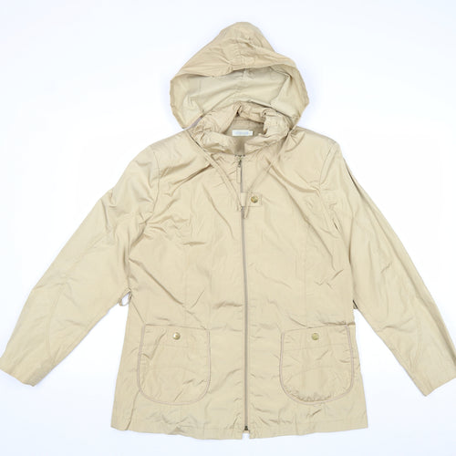 Tayberry Womens Beige Jacket Size M Zip