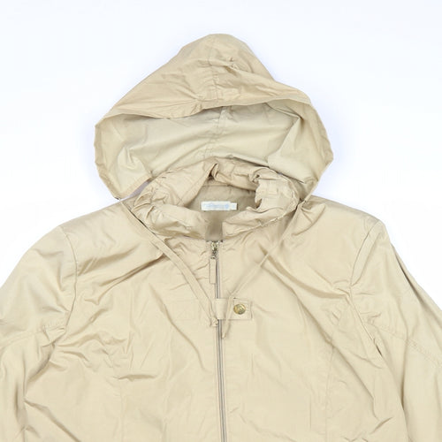 Tayberry Womens Beige Jacket Size M Zip