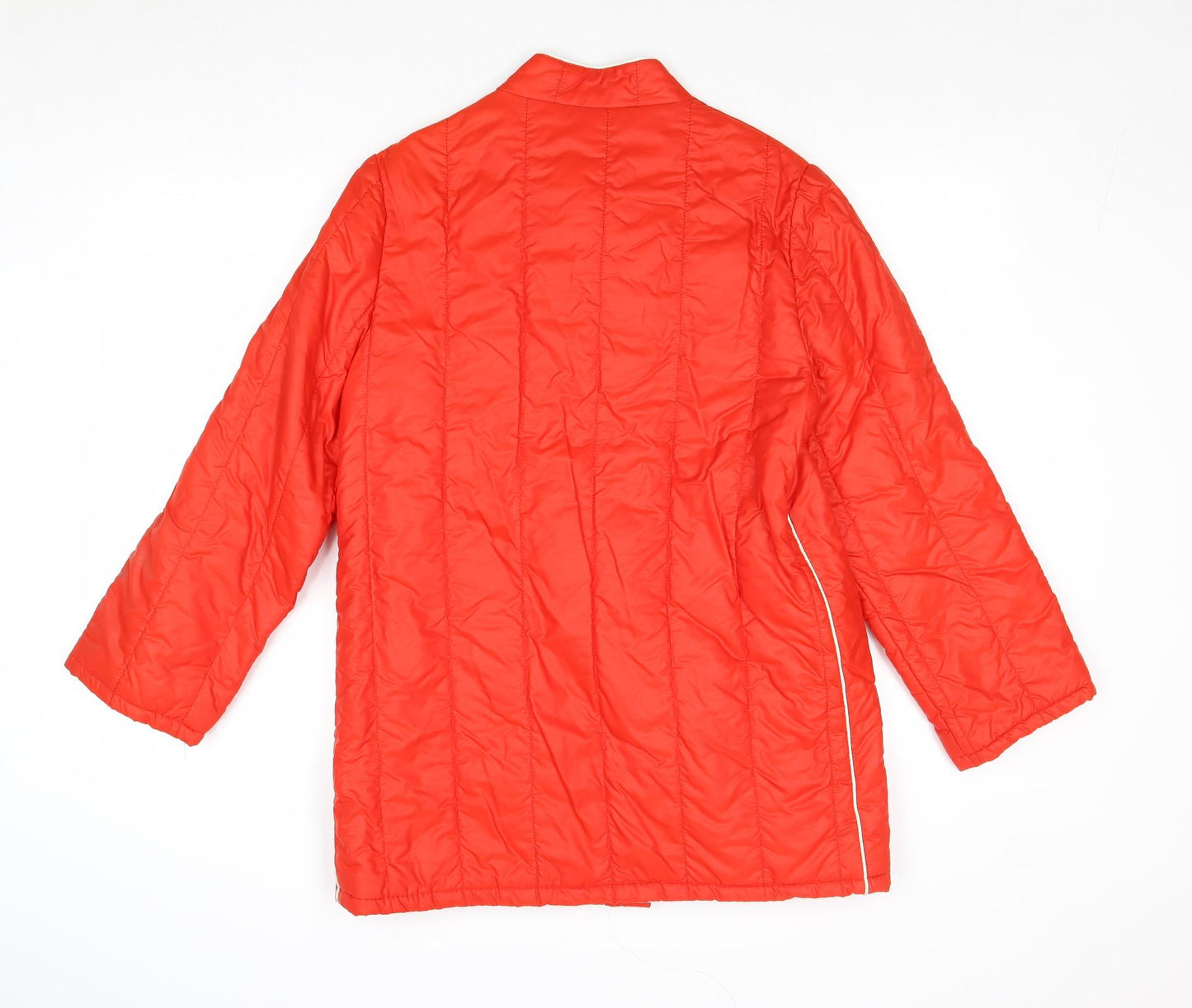 Ascot Sport Womens Red Quilted Jacket Size 12 Toggle