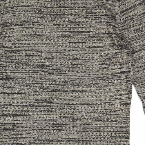 Country Casuals Womens Gold V-Neck Viscose Pullover Jumper Size S