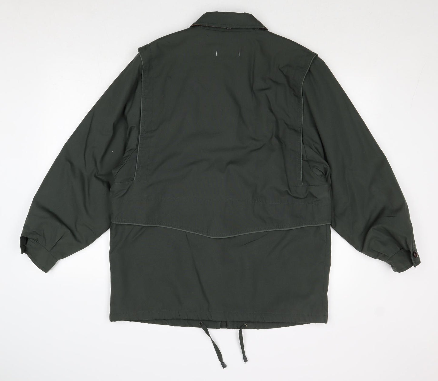 Telemac Womens Green Jacket Size 14 Zip