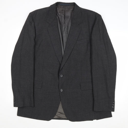 Brigdens Mens Grey Polyester Jacket Suit Jacket Size 46 Regular