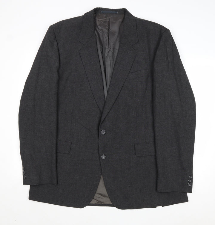 Brigdens Mens Grey Polyester Jacket Suit Jacket Size 46 Regular