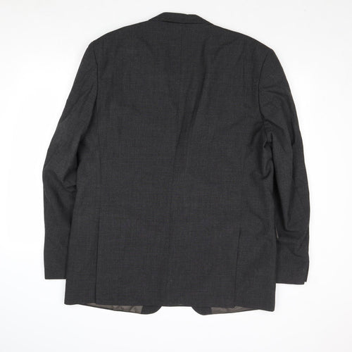 Brigdens Mens Grey Polyester Jacket Suit Jacket Size 46 Regular
