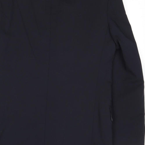 Marks and Spencer Mens Blue Polyester Jacket Suit Jacket Size 38 Regular