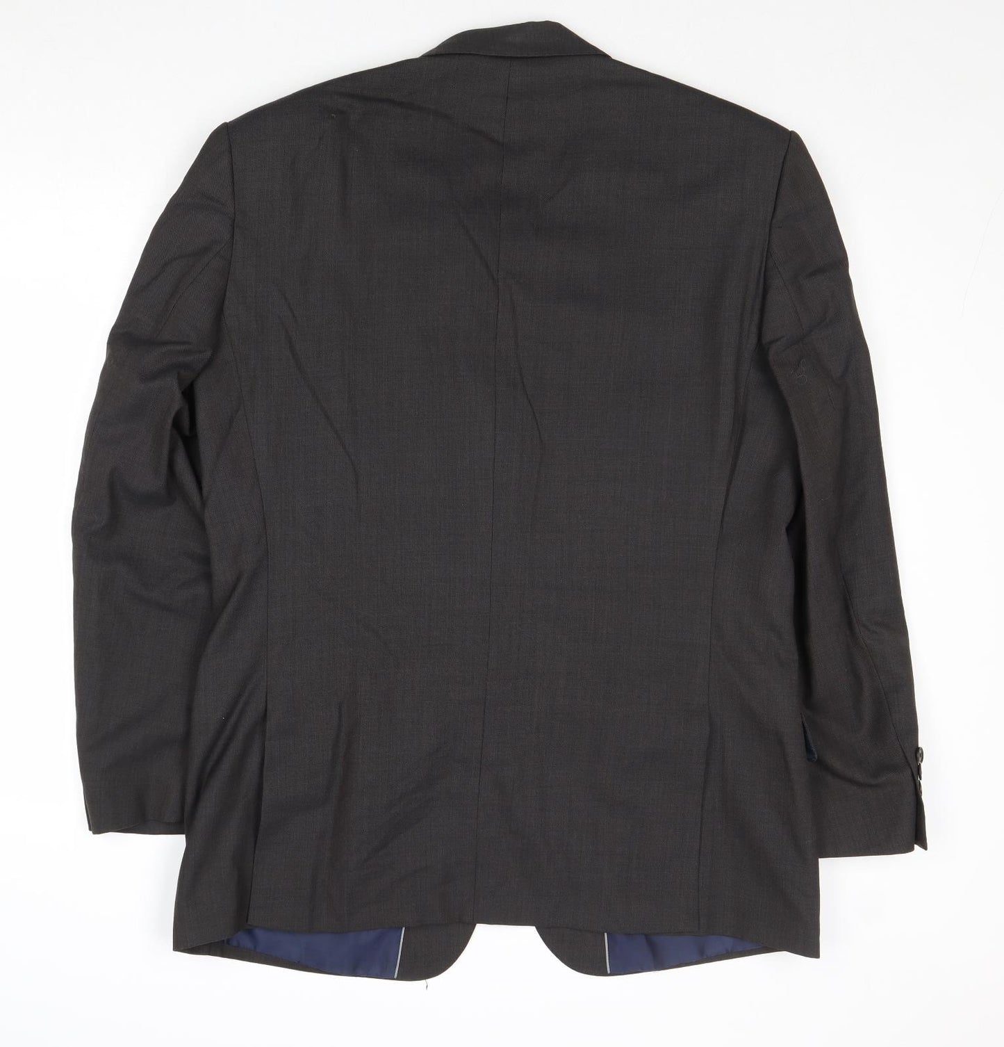 Marks and Spencer Mens Grey Polyester Jacket Suit Jacket Size 42 Regular
