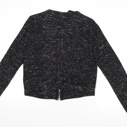 Gina Tricot Womens Black Jacket Blazer Size M Zip