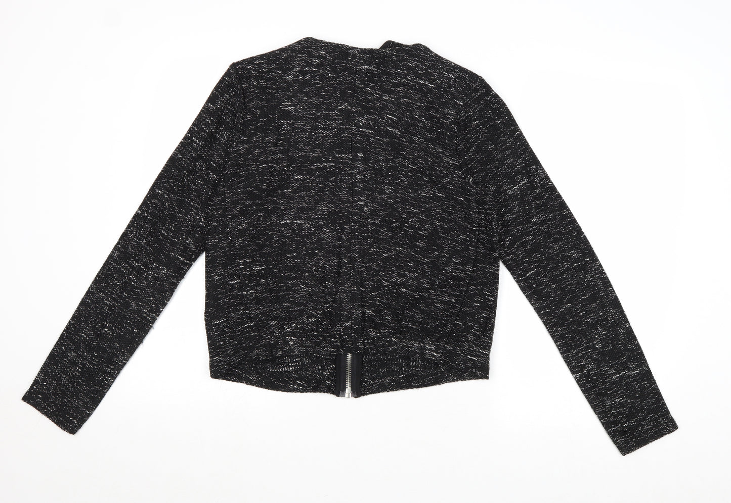 Gina Tricot Womens Black Jacket Blazer Size M Zip
