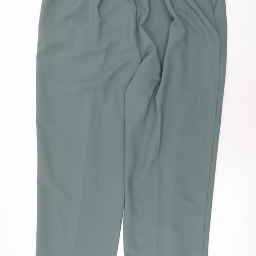EWM Womens Green Polyester Trousers Size 20 Regular