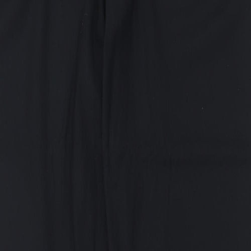 Marks and Spencer Womens Blue Polyester Dress Pants Trousers Size 10 Regular Zip