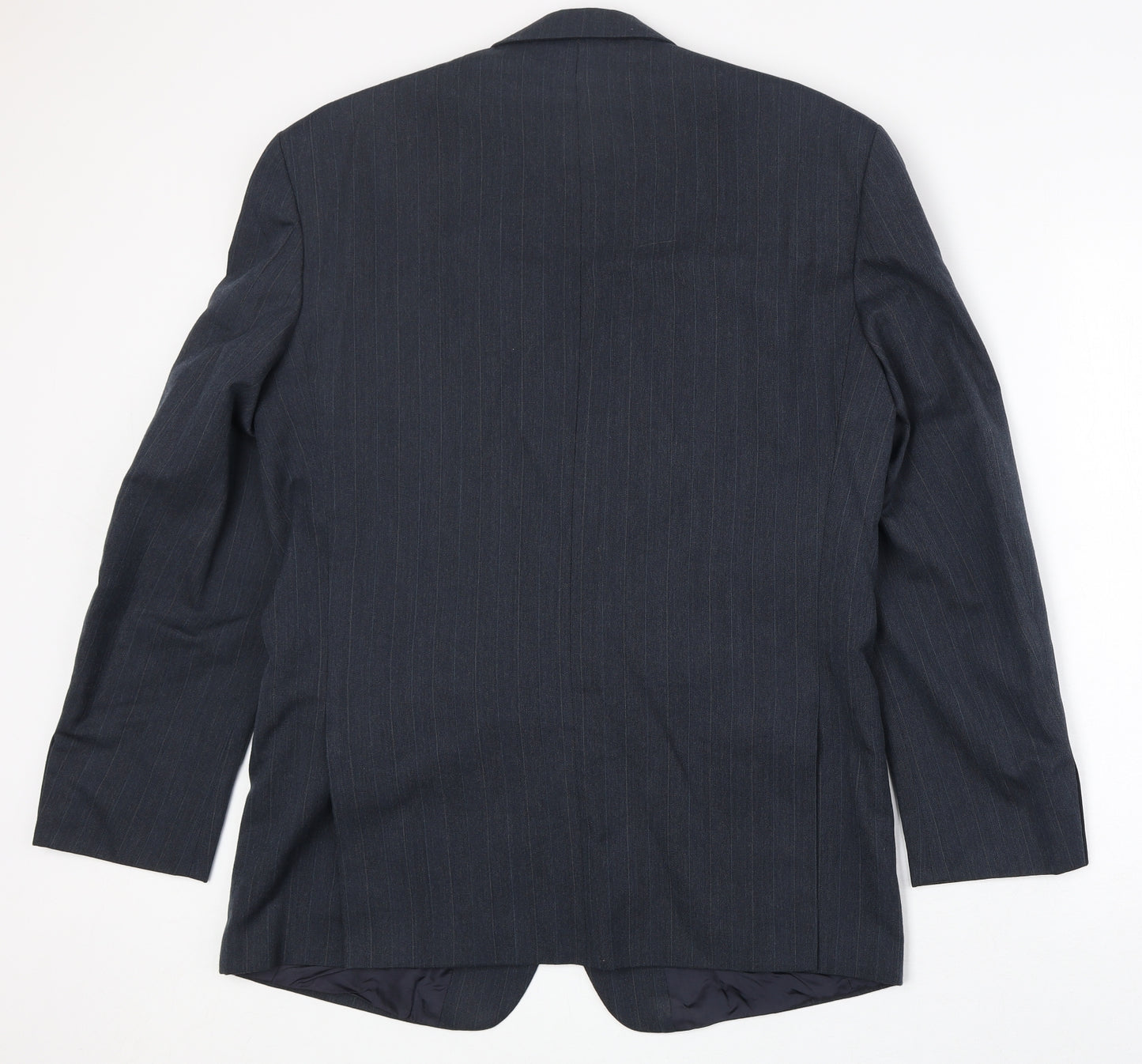 Canada Mens Blue Polyester Jacket Suit Jacket Size 40 Regular
